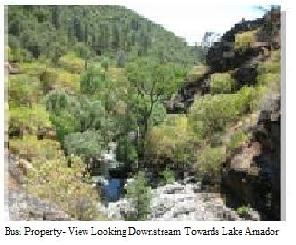 Photo 3- Jackson Creek Looking Downstream from Busi Property